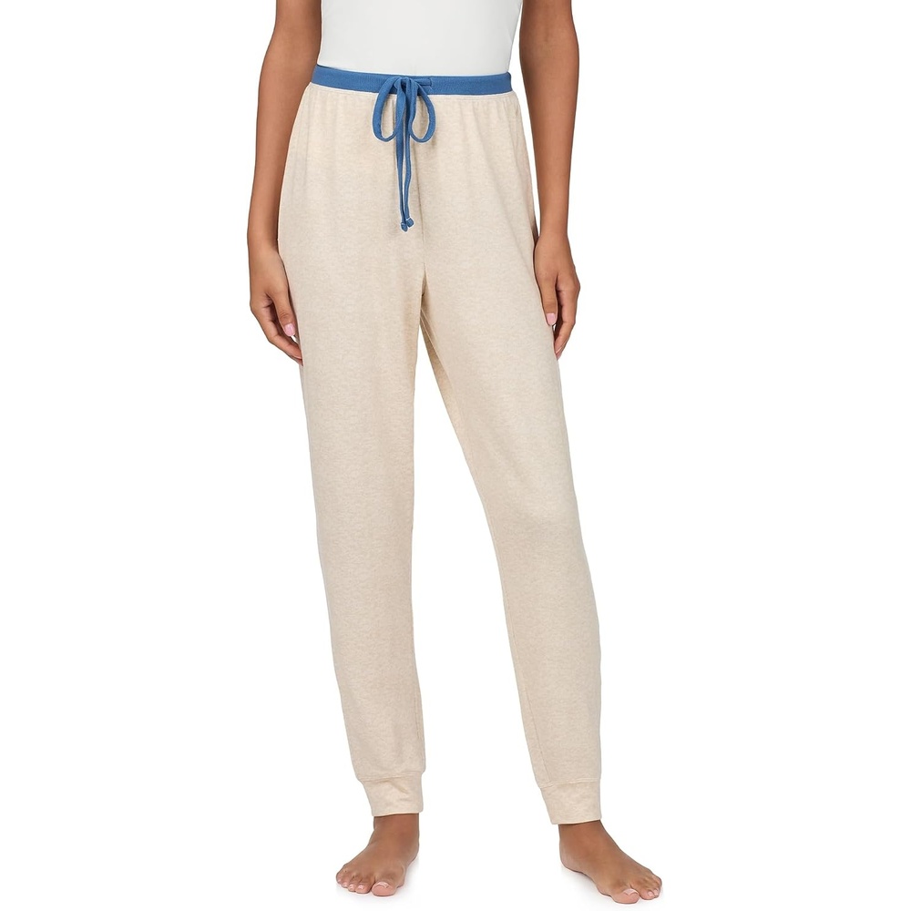 image:imageNautica Womens Jogger Pajama Pants with Pockets  Soft Lightweight amp Cozy Sweater Knit PJ Bottoms  Sleepwear amp LoungewearOatmeal Heather