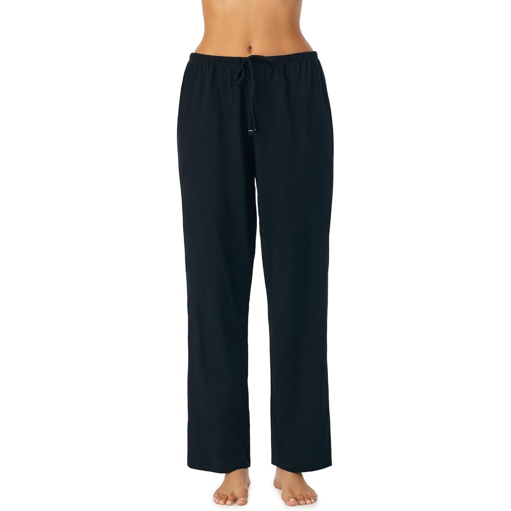 image:imageNautica Womens Pajama Pants Lightweight Wide Leg Lounge Pants Cotton Knit Jersey Sleepwear Loungewear PJs for WomenBlack
