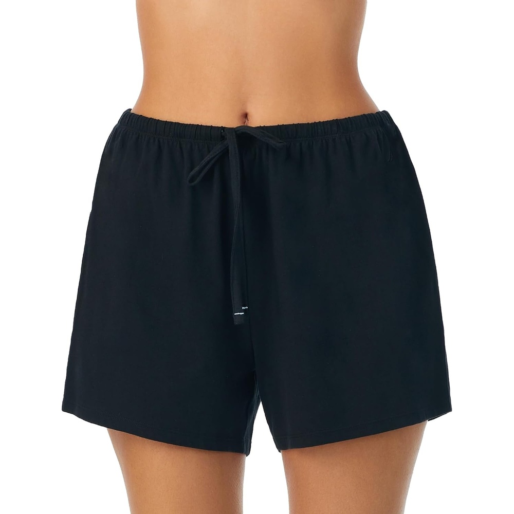 image:imageNautica Womens Sleep Shorts MidThigh Lightweight Breathable Pajama Bottoms Cotton Knit Jersey Sleepwear and LoungewearBlack