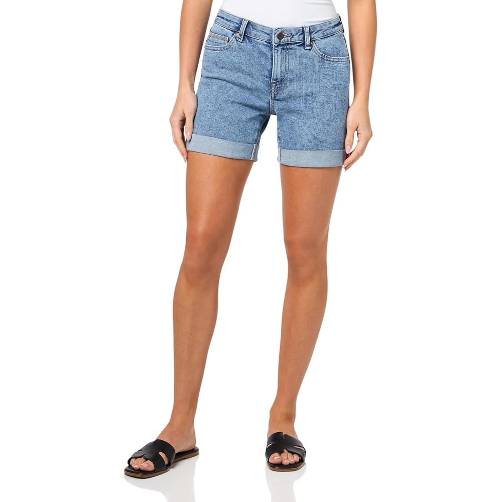 image:imageNautica Womens Surf Cuffed Jean Denim ShortsDayflower Wash