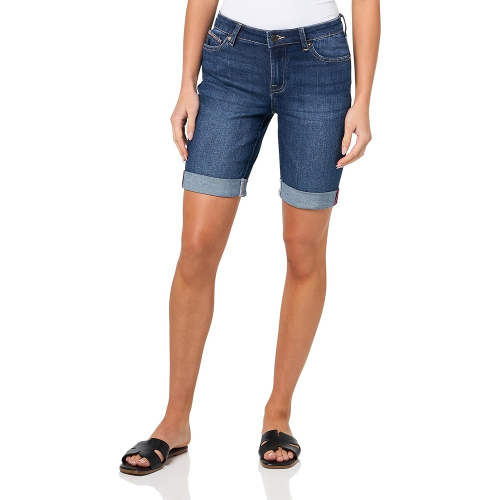 image:imageNautica Womens Surf Cuffed Jean Denim ShortsSailor Wash