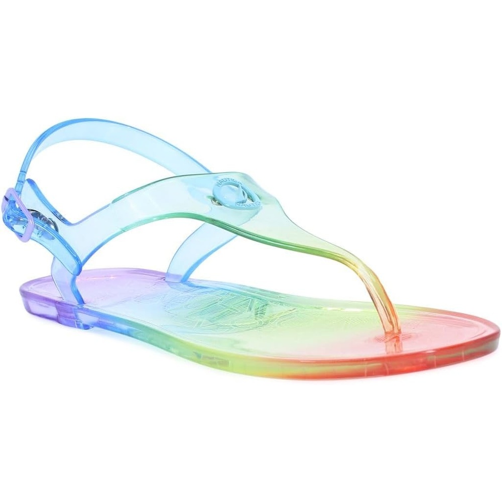 image:imageNautica Womens Thong Strap Sandal FlipFlop Boat SlideRainbowgustava