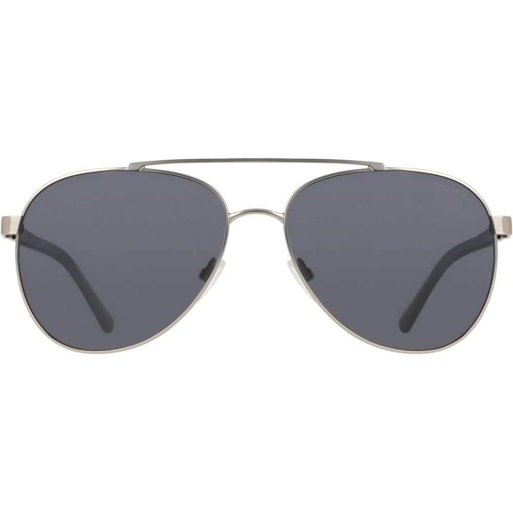 image:imageNautica mens N111sp Pilot SunglassesMatte Silver