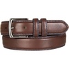 Logo Inlay Double Keeper - Brown