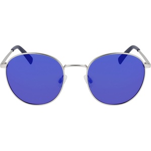 NAUTICA Unisex N100sp Round Sunglasses(Matte Silver)
