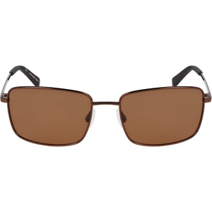 NAUTICA mens N102sp Rectangular Sunglasses(Matte Brown)
