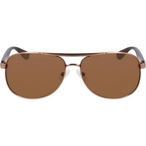 NAUTICA mens N2245s Pilot Sunglasses(Brown)