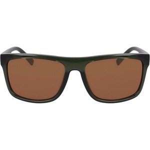 NAUTICA mens N902sp Rectangular Sunglasses(Olive Crystal)
