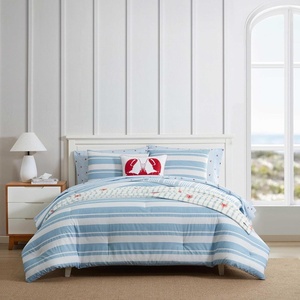 Nautica – Decorative Pillow, Cotton Canvas Coastal Throw Pillow with Textured Embroidered Anchor Design, Pillow for Couch or Bed, 20″ x 20″, Ships Wheel Blue(Lobster Red)