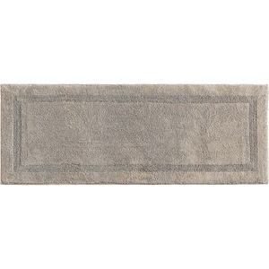 Nautica – Runner Rug, Soft & Absorbent Tufted Cotton Bath Rug with Skid-Resistant Backing, Oeko-Tex Certified (Peniston Brown, 60″ x 22″)(Peniston Brown)
