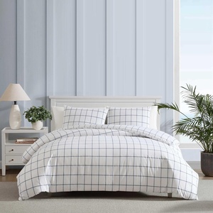Nautica – Twin Duvet Cover Set, Super Soft Cotton Bedding with Matching Sham(s), Casual Home Decor, Oeko-Tex Certified (Plot Blue, Twin)(Plot Blue)