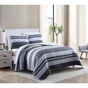 Nautica – Twin Quilt Set, Cotton Reversible Bedding, Cozy Home Decor & Dorm Room Essentials (Ardmoore Grey, Twin)(King)