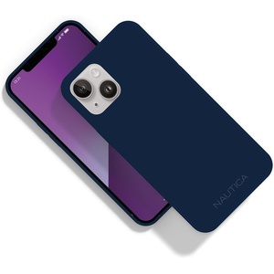 Nautica Matte Phone Case for iPhone 14 Plus, Case with Ultra-Light, Slim Design, Soft-Touch Finish, Anti-Scratch, Shockproof Protective Full-Body Phone Cover(Navy)