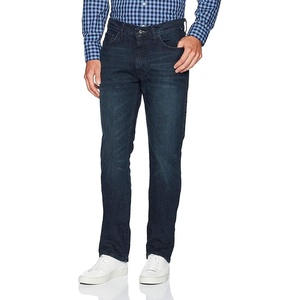 Nautica Mens 5 Pocket Straight Fit Stretch JeanJeans(Pure Adriatic Sea Wash)