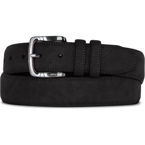 Nautica Men’s Casual Leather Belt | Everyday | Classic | Pants | Jeans | Khakis | Chinos | Metal Buckle(Casual Padded – Black)