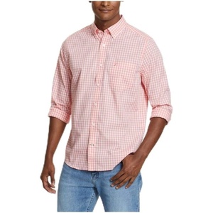 Nautica Men’s Classic Button Down Shirt(Pale Coral)
