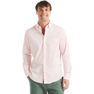 Nautica Men’s Classic Button Down Shirt(Small Checkered Oasis Pink)