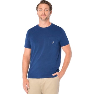 Nautica Men’s Classic Fit Pocket T-Shirt(Estate Blue)