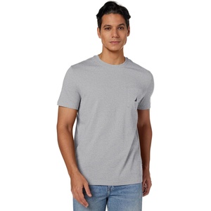 Nautica Men’s Classic Fit Pocket T-Shirt(Grey Heather)