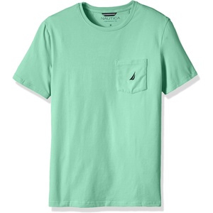 Nautica Men’s Classic Fit Pocket T-Shirt(Mint Spring)