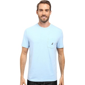 Nautica Men’s Classic Fit Pocket T-Shirt(Noon Blue)