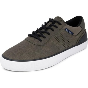 Nautica Men’s Classic Lace-Up Boat Shoes Low Top Fashion Sneaker – Stylish and Comfortable Casual Shoe(Light Olive-triston)