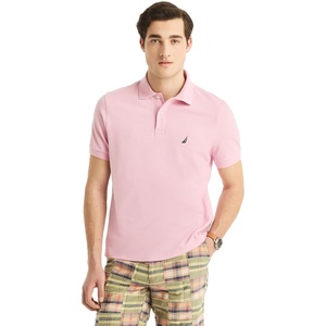 Nautica Men’s Classic Short Sleeve Solid Performance Deck Polo Shirt(Vivid Viola)