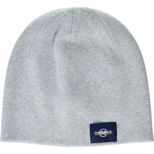 Nautica Men’s Competition Sustainably Crafted Logo Beanie(Grey Heather)