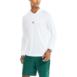 Nautica Men’s Competition Sustainably Crafted Pullover Hoodie Sweatshirt(Bright White)