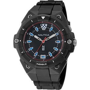 Nautica Men’s Coronado Bay Watch(Black/Black/Black)