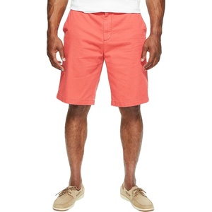 Nautica Men’s Cotton Twill Flat Front Chino Short(Sailor Red)