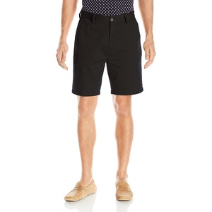 Nautica Men’s Cotton Twill Flat Front Chino Short(True Black 2)