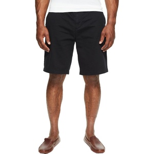 Nautica Men’s Cotton Twill Flat Front Chino Short(True Black)
