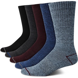Nautica Mens Crew Socks – 5 Pack Breathable Moisture Wicking Cushioned Athletic Work and Dress Socks for Men (Sizes: 6-12.5)(Multi)