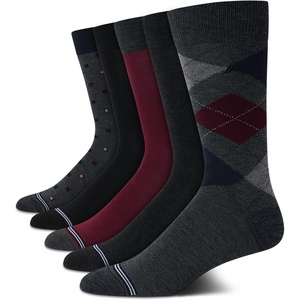 Nautica Mens Dress Socks – 5 Pack Breathable Comfort Stretch Crew-Length Work Socks for Men for Business Formal Wear (6-12.5)(Dark Grey Heather)