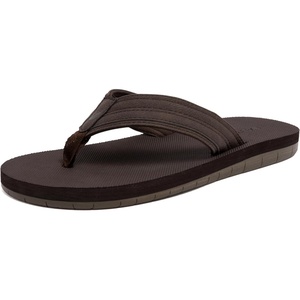 Nautica Men’s Flip Flop, Beach Sandal, Boat Slide, Water Slippers(Brown-thon)