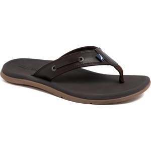 Nautica Men’s Flip Flop Shower Sandals Slides – Comfortable Waterproof Beach Footwear Slip-On Thong (Medium/Wide Width)(Chocolate-casted)