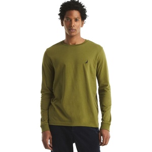 Nautica Men’s J-Class Logo Long Sleeve T-Shirt(New Cape Olive)
