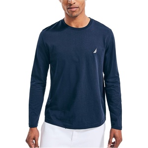 Nautica Men’s J-Class Logo Long Sleeve T-Shirt(New Navy)