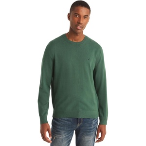 Nautica Men’s J-Class Logo Long Sleeve T-Shirt(Rain Forest Green)