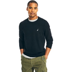 Nautica Men’s J-Class Logo Long Sleeve T-Shirt(True-black)