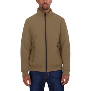Nautica Men’s Lightweight Quilted Bomber Jacket – Mechanical Stretch Wind & Water-resistant(Ermine)