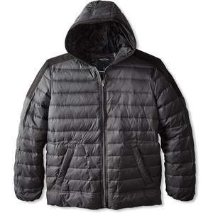 Nautica Men’s Lightweight Quilted Puffer Jacket – Full Zip Transitional Outerwear(Ink)