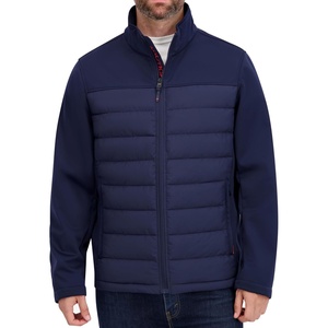 Nautica Men’s Lightweight Softshell Jacket – Bonded Fleece Lining, Regular, Big & Tall Sizes(Navy Seas)