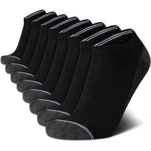 Nautica Mens Low Cut Socks – 8 Pack Soft Stretch Cushioned Athletic Ankle Socks for Men for Sports and Running (Size 6-12.5)(Classic Black)