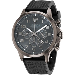 Nautica Men’s NCT Blue Ocean Chronograph Watch(Black/Black/Gunmetal)