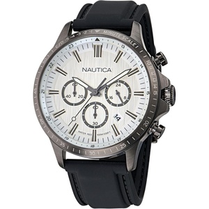 Nautica Men’s NCT Blue Ocean Chronograph Watch(Black/Silver/Gunmetal)