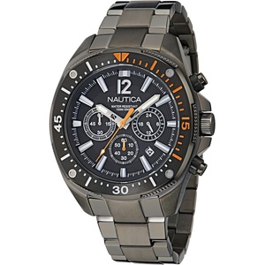 Nautica Men’s NCT Blue Sail Chronograph Watch(Gunmetal/Gray/Gunmetal)