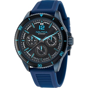 Nautica Men’s NCT Windrose 46mm Watch(Blue/Black/Blue)