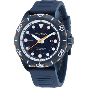 Nautica Men’s NSR Silicone Watch(NavyBlue/Navy Blue/NavyBlue)
